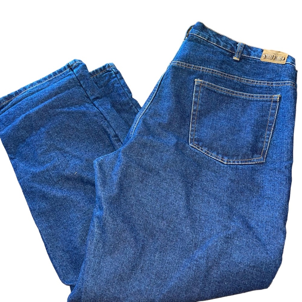 Red Head Men’s Flannel Lined Denim Jeans Size 44x30 100% Cotton Warm Winter Jean